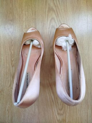 Zapatos Essence Menbur T-39 Beige/Oro