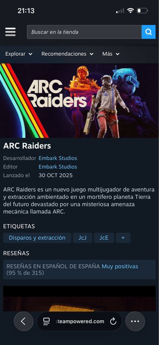 ARC Raiders Deluxe Edition, tengo código de des pc