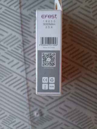 Baterías Efest IMR 18650 Packs