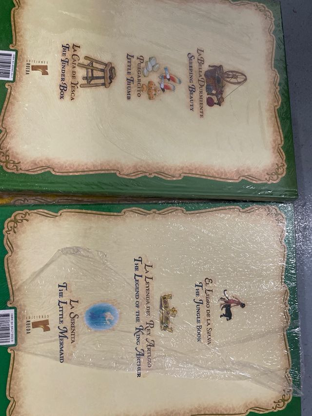 lote de Cuenta cuentos bilingües 12 volumenes