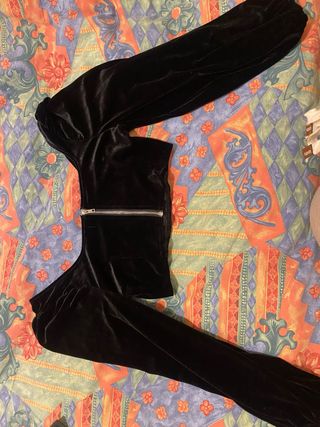 Maglia velluto maniche lunghe