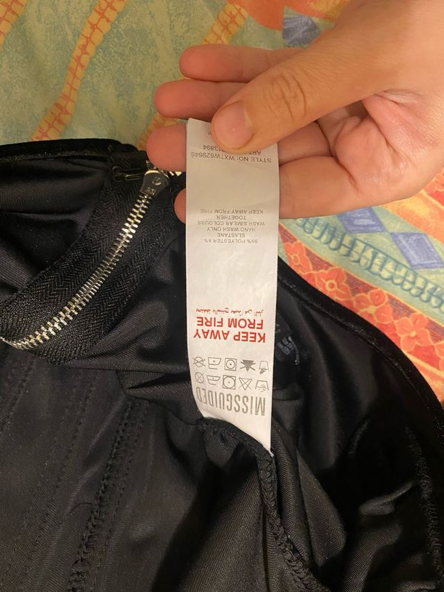 Maglia velluto maniche lunghe