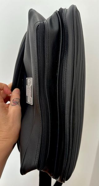 Bolso Negro Piel Sintética y Caucho Casa Paco