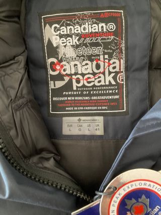 Canadian Peak. Parka azul. Talla L 