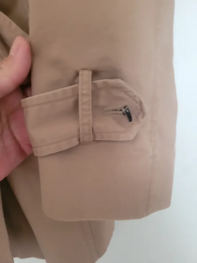 Gabardina Zara Talla M Beige