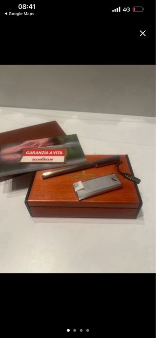 Accendino Ronson Vintage Dallas Rif 905 + penna