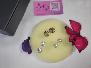 Set de Joyería: Pendientes y Gemas