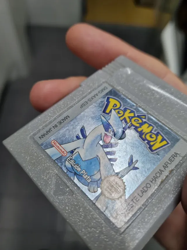 Pokemon Plata Game Boy DMG-AAXS-ESP