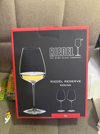 Set 2 Calici Vino Bianco Riedel Reserve Riesling