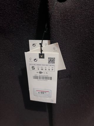 Abrigo Zara 4 Way Coat Marrón