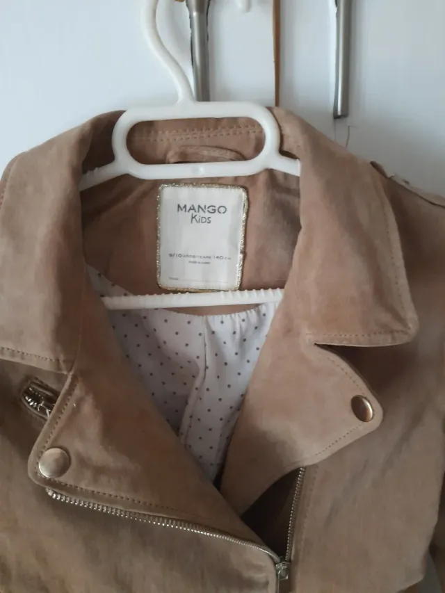 Chaqueta Mango efecto ante T. 9 a 10 años