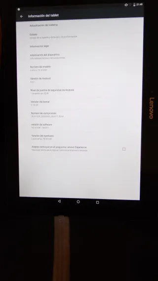 Tablet Lenovo Azul Multicolor