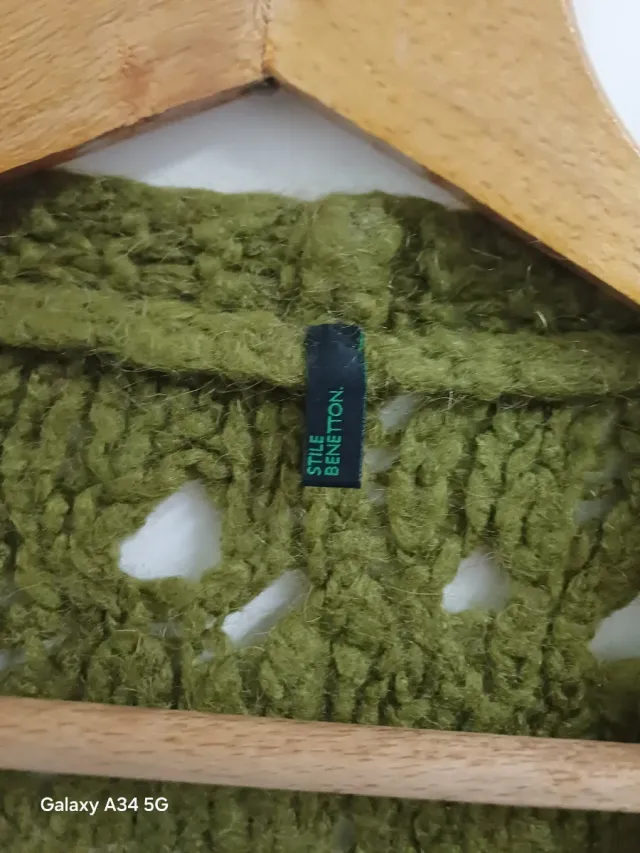 Cardigan donna L grigio verde