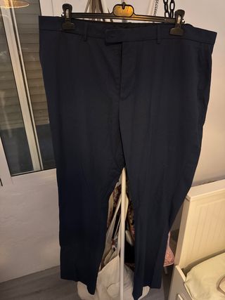 Pantalón de vestir azul