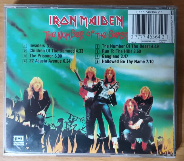 Iron Maiden The Number of the Beast CD