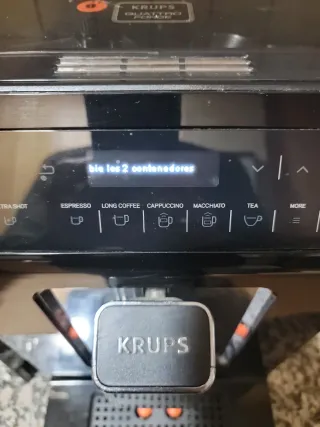 Cafetera KRUPS Automática (con error)