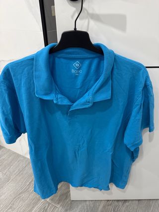 Polo TEX Basic Azul Talla XXXL
