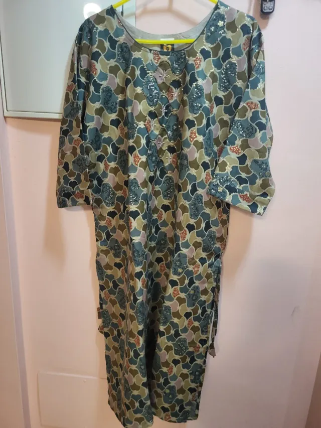 Kurti indio estampado