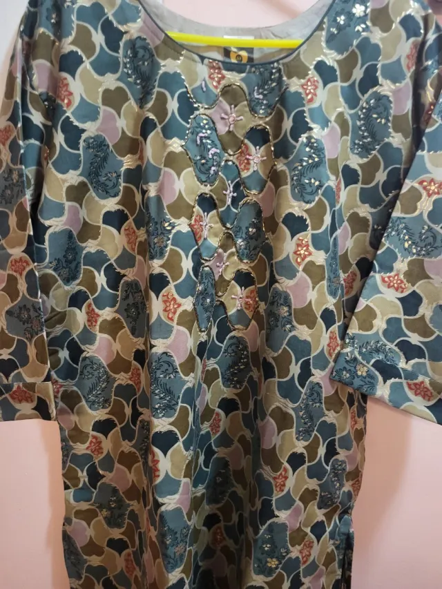 Kurti indio estampado