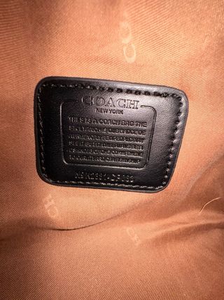 Bolso Coach Beige y Blanco