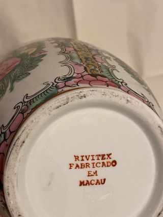 Jarrón chino da Macau