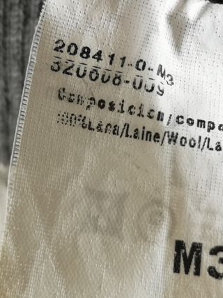 Cárdigan Florentino Lana Negro Talla M