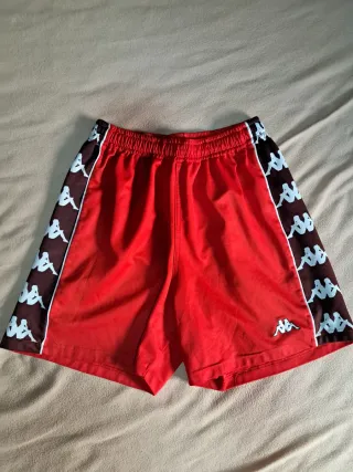 Pantaloncini Kappa Rossi con banda laterale