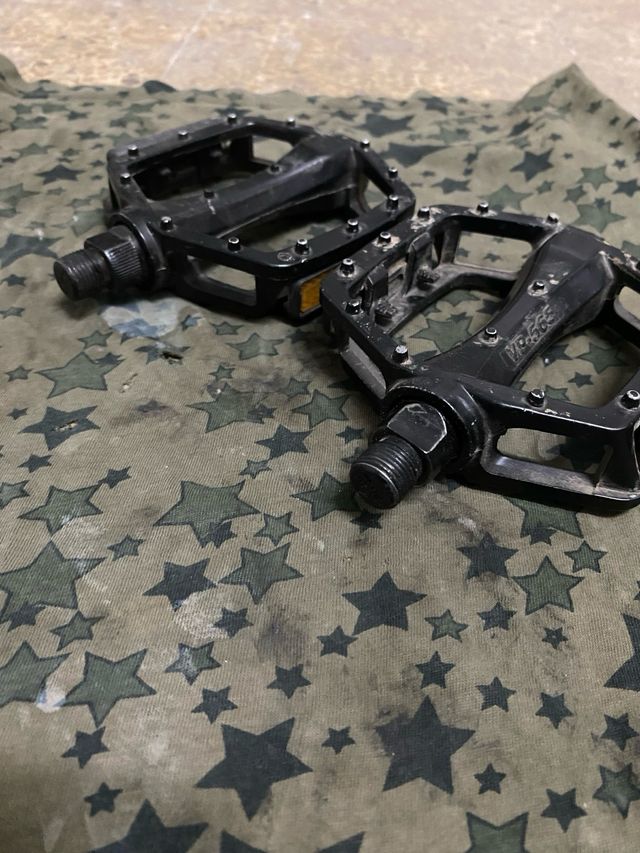 Pedales BMX / mtb de plataforma negros