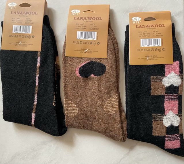 Calze donna lana merino Lana/Wool