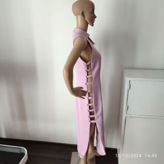 Abito midi Silence Limited rosa