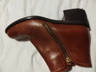 Botín piel marrón Hecho en España Talla 38