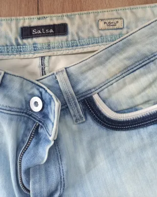 Pantalón vaquero SALSA mujer azul