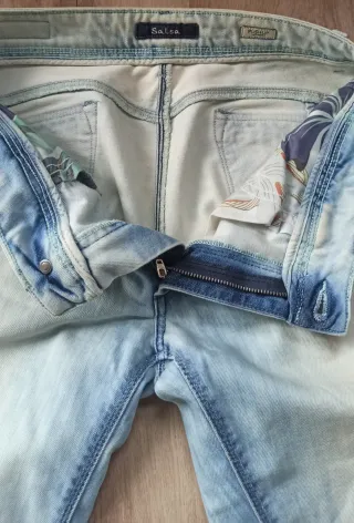 Pantalón vaquero SALSA mujer azul