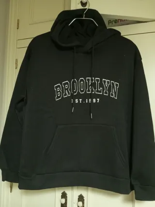Sudadera Brooklyn Talla M Negra