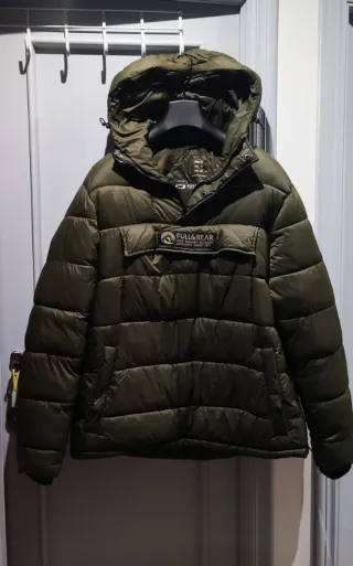 Chaqueta Pull&Bear Verde Talla XL