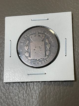 Moneda 10 céntimos Alfonso XII
