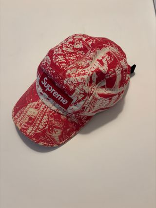 Gorra Supreme Bling SS2020 Roja y Blanca
