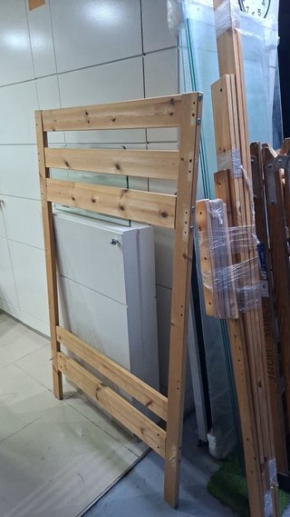 1 Litera de madera pino 90x200cm