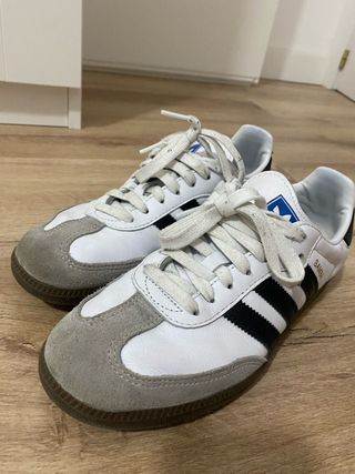 Adidas Samba Blancas y Negras