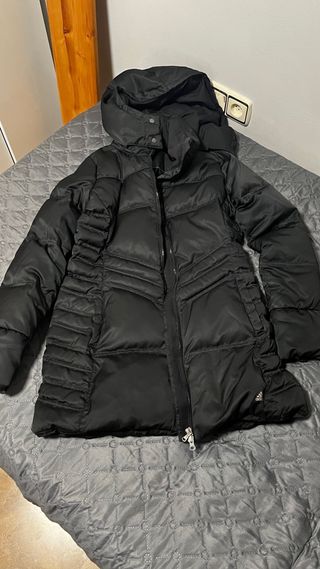 Abrigo de plumas Adidas negro