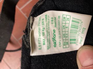 Pattini in linea neri Oxxilane