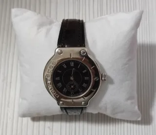 Reloj Courrèges Vintage Negro y Plateado
