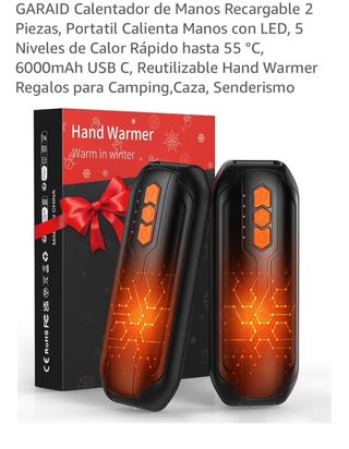 Calentador de Manos Recargable GARAID