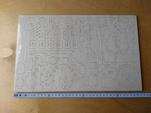 Kit Costruzione Moto Americano Woodcraft Quay