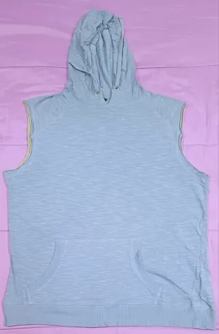 Camiseta sin mangas con capucha hombre