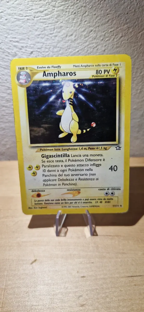 Ampharos Holo Neo Genesis Unlimited (IT)