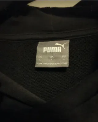 Felpa Puma Nera Taglia S