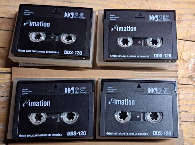 4x Nastro Dati Imation DDS-120
