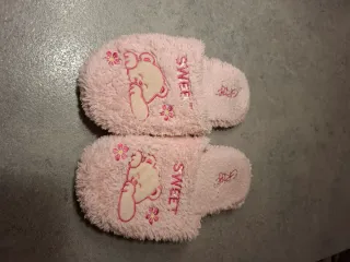 Ciabatte calde e morbide rosa stampa orso donna 36