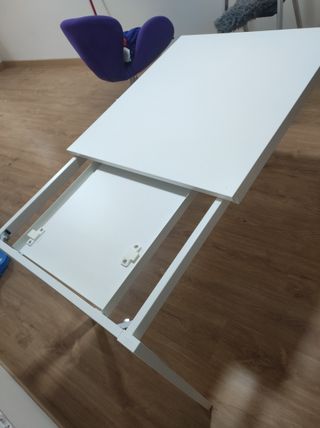 Mesa extensible madera y metal